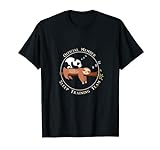 Offizielles Mitglied Sleep Training Team Sleeper Faultier Lama T-Shirt