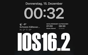 ios 16.2 Apple iphone schlafen widget