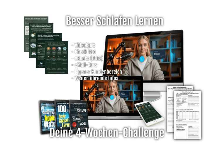 Besser schlafen lernen 4 Wochen Challenge